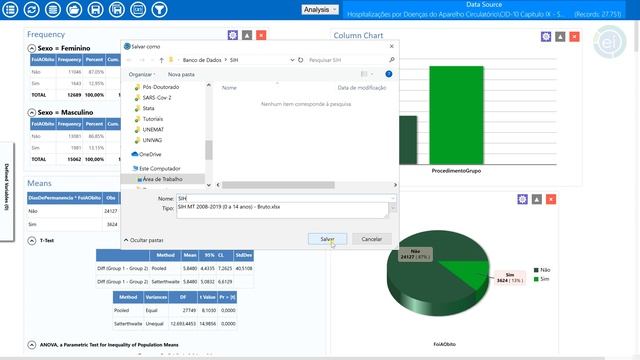 Epi Info 7 | Como salvar a tela de resultados no Visual Dashboard смотреть онлайн