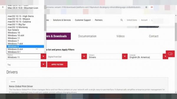 Xerox Versant 3100 Driver Download Windows 11