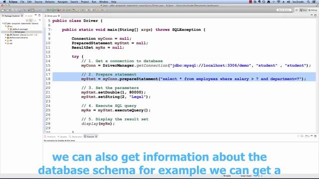 Java Database Connection JDBC and My SQL Lecture 13 смотреть онлайн
