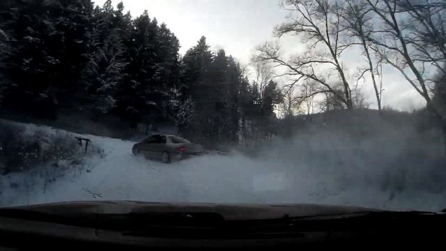 OPEL OMEGA WINTER DRIFTING смотреть онлайн
