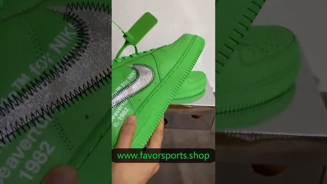 Off White x Nike Air Force 1 Low Brooklyn Green Review! смотреть онлайн