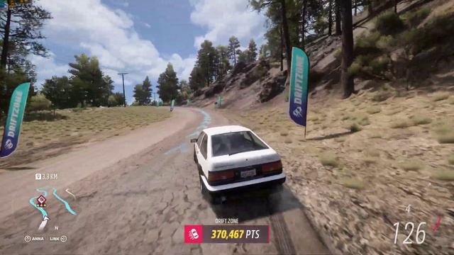 AE86 Forza Horizon 5 T300 GGK Drift смотреть онлайн