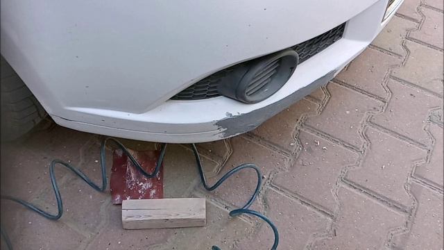 Ремонт переднего бампера Шевролет Авео. смотреть онлайн