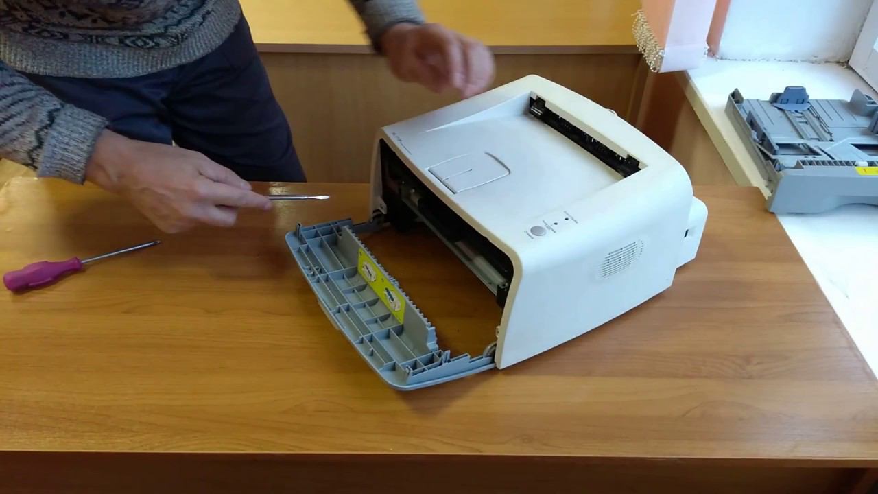 Разборка лазерного принтера Samsung ML-1710. Ремонт. Обзор. смотреть онлайн