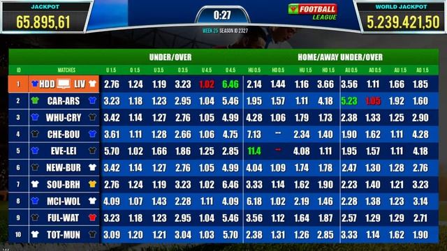 vFootball League Multiscreen смотреть онлайн