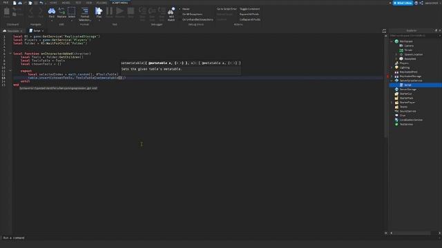 How to make a function to spawn with 3 random tools in Roblox Studio смотреть онлайн