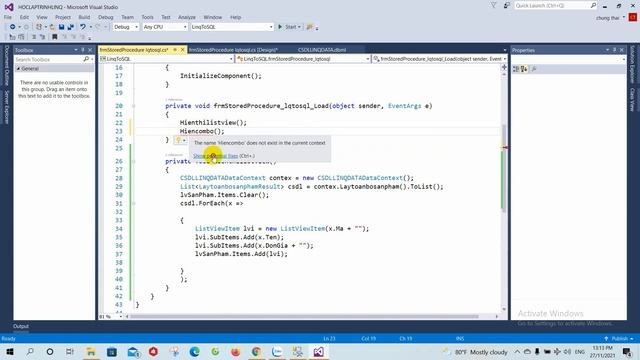 Thêm, xóa, sửa linq to sql server Triệu gọi Store Procedure смотреть онлайн