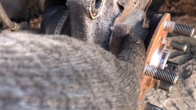 TOYOTA PRIUS замена переднего ступичного подшипника