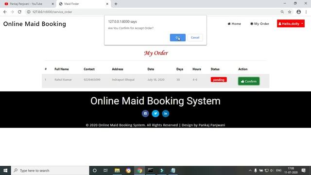 Online Maid Booking Project | Python Django Project | Advance Django Project смотреть онлайн