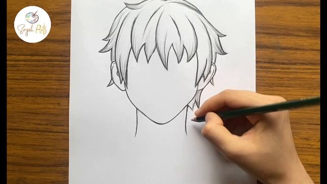 How to draw anime boy || How to draw animes for beginners || Drawing tutorial for beginners easy смотреть онлайн