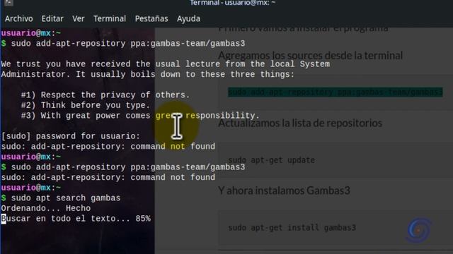 Programando en Gambas3 Introducción – Instalación EN MX LINUX 21 XFCE #1 смотреть онлайн