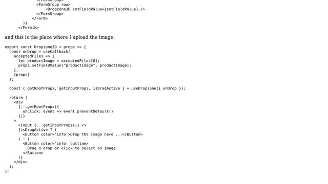 Spring rest with React (dropzone and Formik) смотреть онлайн