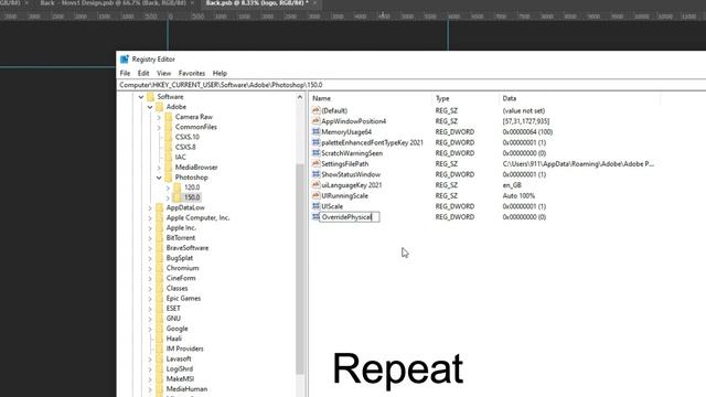 Could not Save because of a program error "Error Fix" Adobe Photoshop 2021 смотреть онлайн
