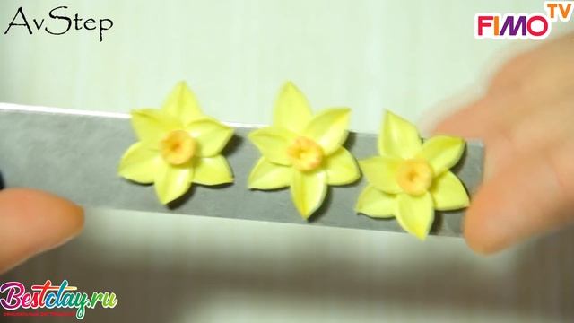 Мастер-класс: Кулон "Весенний букет" из полимерной глины FIMO/polymer clay tutorial смотреть онлайн