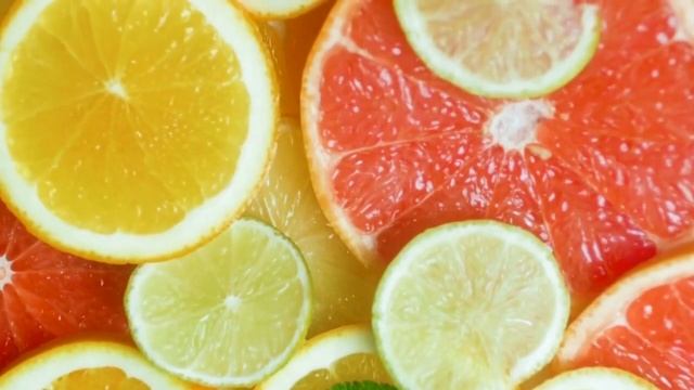 Background Fruit Fresh Juicy Citrus Fall Food Lime Lemon Orange Grapefruit Mint смотреть онлайн