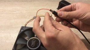 Проверка вентилятора (кулер 12 в) на работоспособнось от 220в.