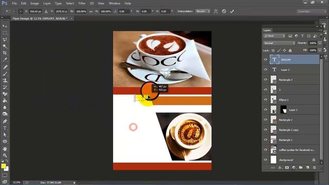 Photoshop Flyer Design 2018|How to Create Coffee Restaurant Flyer Photoshop CC 2018 Tutorial|AR смотреть онлайн