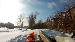 Небольшой заказ уборка снега , мини погрузчик. Новосибирск.