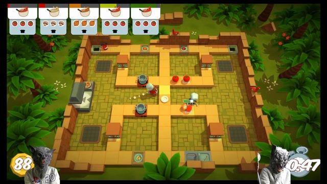 Overcooked The Lost Morsel (PS4) The End - Chunkylappy The Pig смотреть онлайн