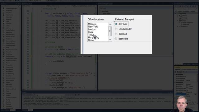 C# avatar maker app 03 How to use radio buttons tutorial смотреть онлайн