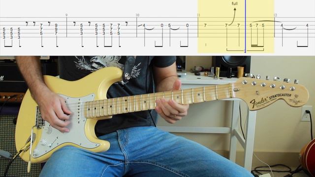 Rainbow - Since you've Been Gone Riff and Guitar Solo Lesson смотреть онлайн