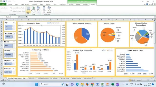 How to create interactive dashboard-A short video смотреть онлайн