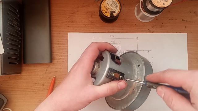 Ремонт пылесос PHILIPS fc8146, осмотр электродвигателя смотреть онлайн