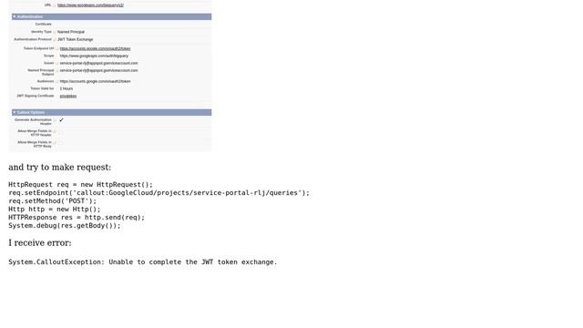 Salesforce: Can we use Named Credential with JWT auth to make google cloud requests смотреть онлайн