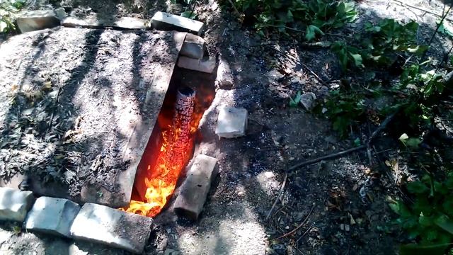 пиролизная печь, заготовка угля. смотреть онлайн