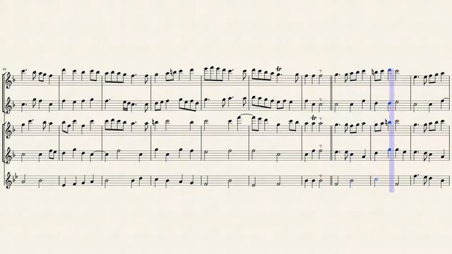 "Der erste Mascharada des Pfalzgraffen" for Flute Chorus смотреть онлайн