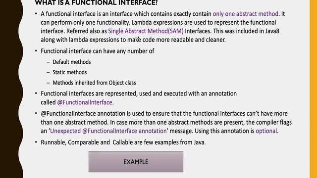 Functional Interfaces In Java - Feature of Java8 смотреть онлайн