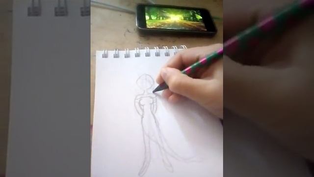 Рисуем ангела #1 смотреть онлайн