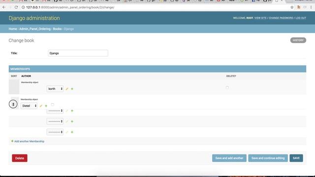 django admin ordering смотреть онлайн