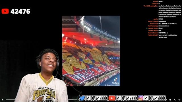 IShowSpeed Reacts To One Piece Fans Taking Over PSG Stadium смотреть онлайн