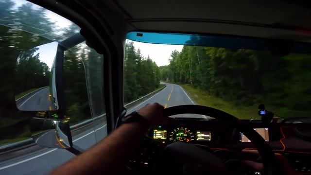 Morning trip to Rjukan and Gaustatoppen POV Truck Driving Norway 4K60 Volvo FH540 смотреть онлайн
