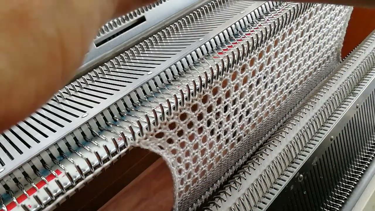 Ажурная сетка без ажурной каретки на любой машине смотреть онлайн