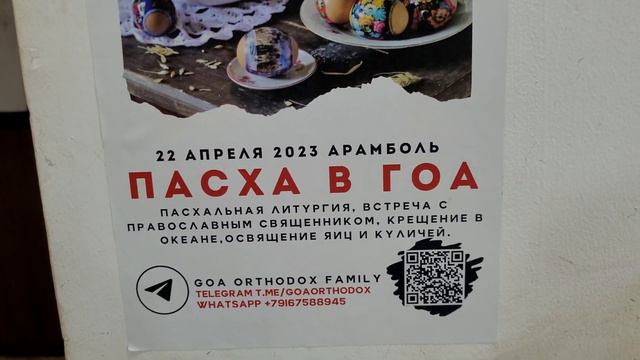 Видео для мамы про русскую столовую в Арамболе. Гоа. Индия. #кулинария смотреть онлайн
