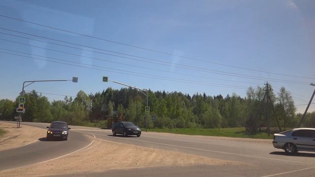 Сергиев Посад, автобус 57, участок Новинки - Мостовик смотреть онлайн