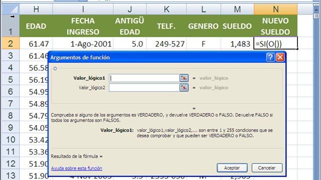 Uso de la función Si con función anidada O - Excel 2003 ó Excel 2007 смотреть онлайн