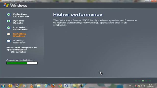 instalation windows serveur 2003 sous (Oracle VM VirtualBox) part2 смотреть онлайн