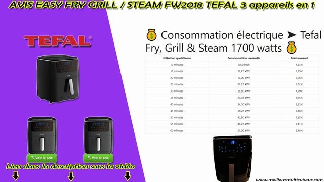 ⭐ Avis Tefal Easy Fry Grill & Steam Friteuse à air Grill et Cuiseur Vapeur Avantages & Inconvénient смотреть онлайн