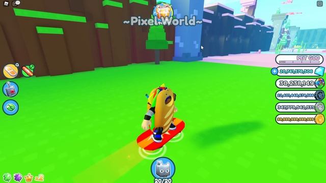 ?Я НАШЕЛ СЕКРЕТНУЮ ЛОКАЦИЮ В PIXEL WORLD В ПЕТ СИМУЛЯТОР ИКС Pixel Hoverboard В Pet Simulator X смотреть онлайн