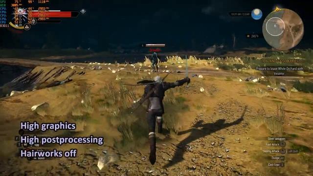 The Witcher 3: Wild Hunt GTX 660 with i5 3330 @ 1080p смотреть онлайн