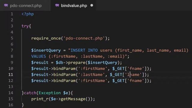 Data Binding Using PDO - Become a PHP Master - 35 смотреть онлайн