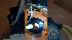 Подрулевой шлейф улитка руля (керма) разборка сборка замена ремонт Тойота Хайлендер Toyota