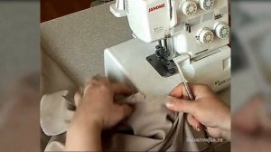 Обработка срезов среднего шва и гульфика. МК "Как сшить брюки". Школа шитья Белошвейка