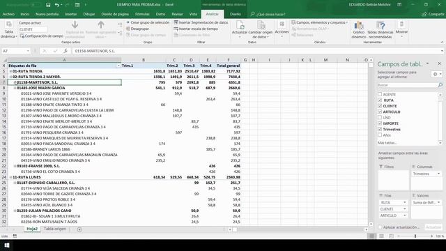 CURSO DE EXCEL 2019 DESDE CERO - 38 JERARQUIAS EN TABLAS DINAMICAS смотреть онлайн
