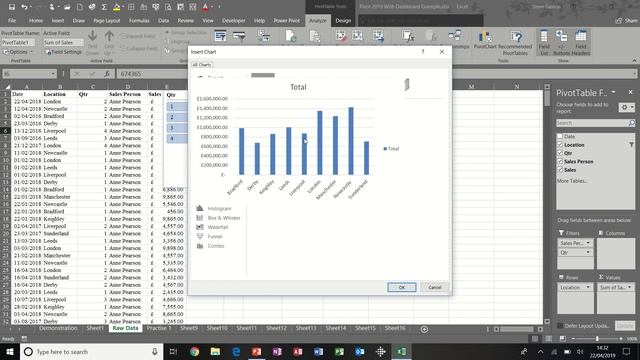 Pivot table with slicers, timeline charts and calculations tutorial смотреть онлайн