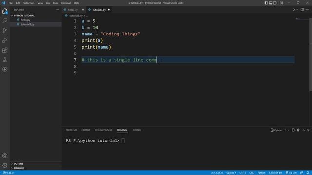 Variables, Datatypes and Comments in python || Python Tutorial Part #03 смотреть онлайн