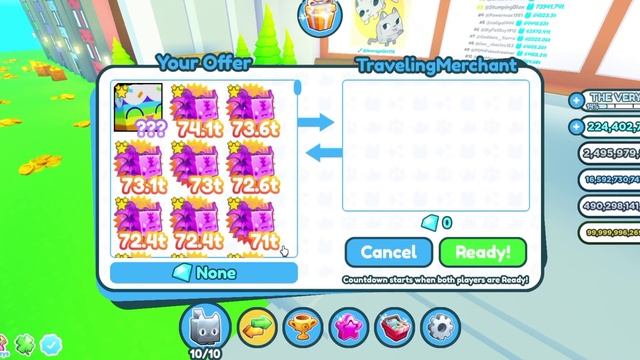 Traveling Merchant sent me a TRADE and it happened... ? | Pet Simulator X Roblox смотреть онлайн